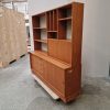 Skænk og bogreol med klap, teak — billede 4