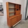 Skænk og bogreol med klap, teak — billede 5