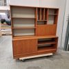 Skænk og bogreol med klap, teak — billede 6