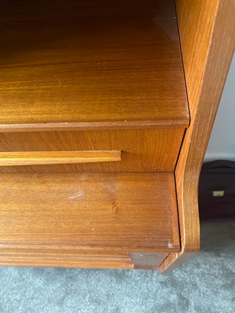 Chatol/sminkebord i teak — billede 6