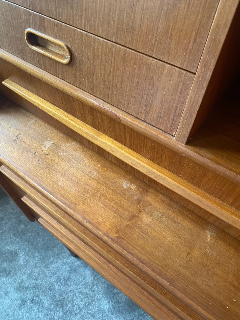 Chatol/sminkebord i teak — billede 7