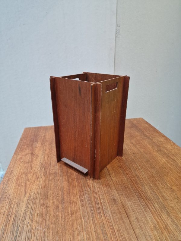 Papirkurv, paraplystativ, teak