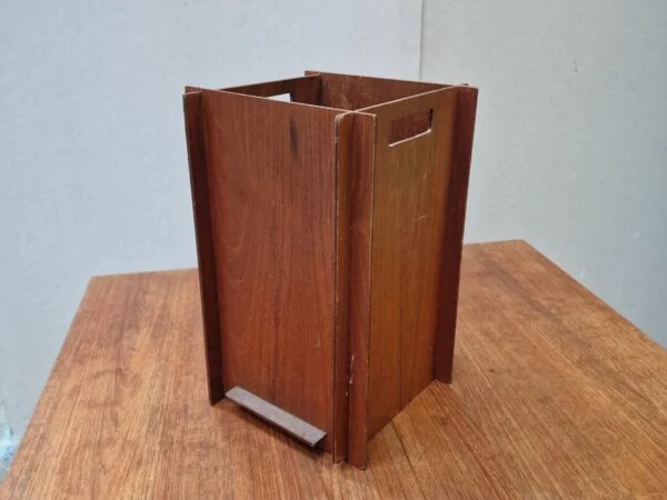 Papirkurv, paraplystativ, teak