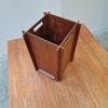 Papirkurv, paraplystativ, teak