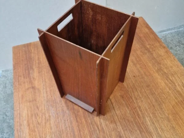 Papirkurv, paraplystativ, teak