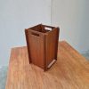 Papirkurv, paraplystativ, teak