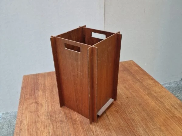 Papirkurv, paraplystativ, teak
