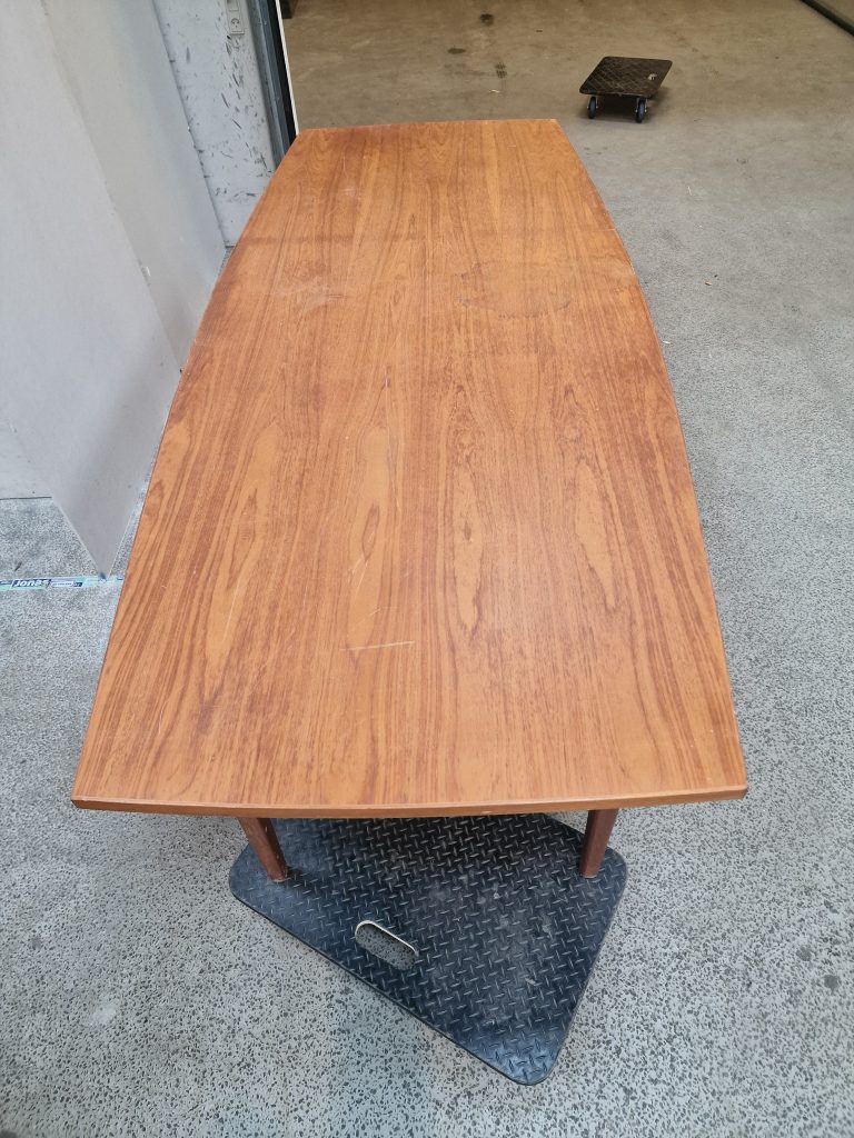 Stort spisebord/konferencebord i teak — billede 7
