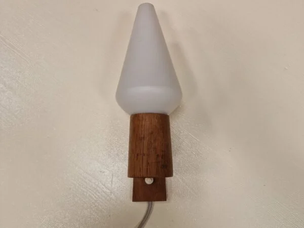 Væglampe, teak