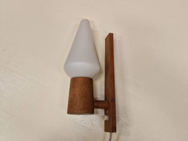 Væglampe, teak