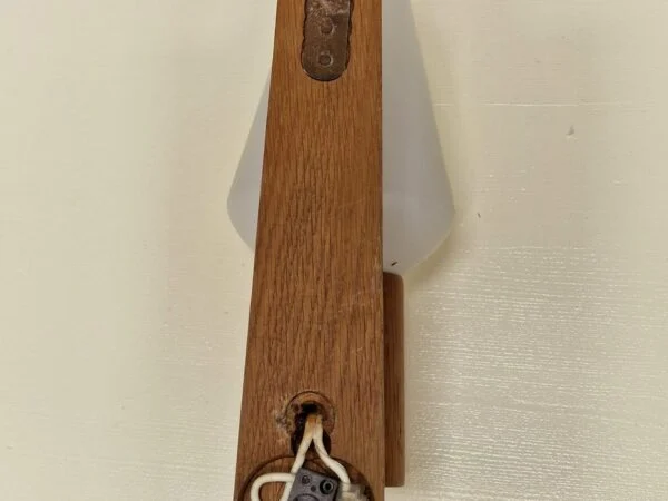 Væglampe, teak