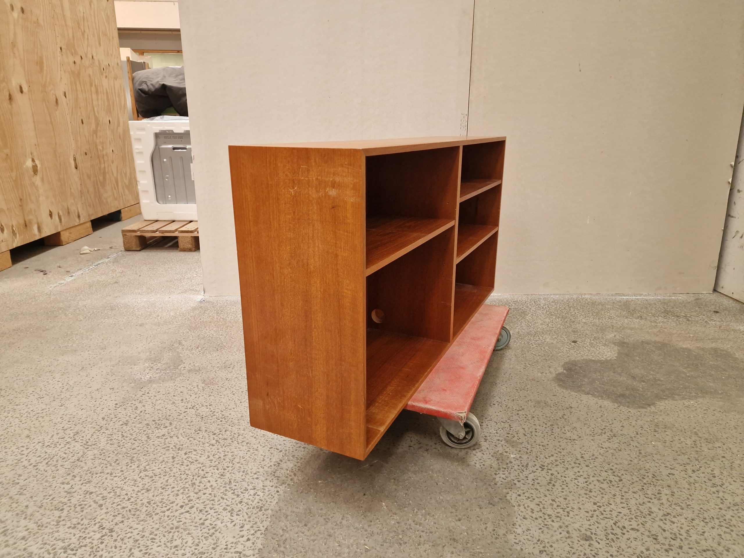 Lille smal reol, teak — billede 6