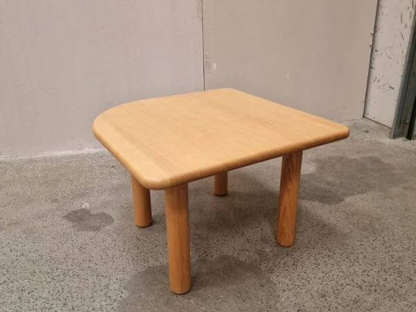 Sofabord, hjørne, massiv egetræ