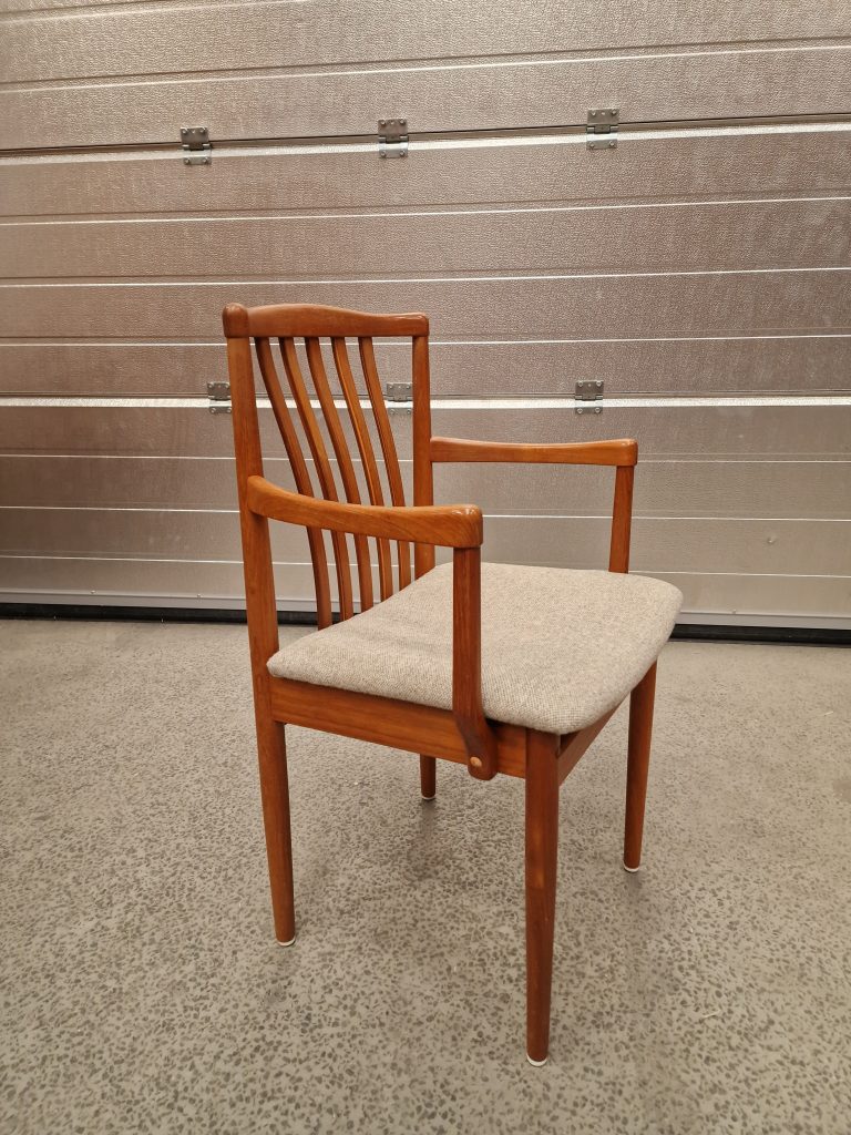 Vamdrup Spisestole i teak, 11 stk — billede 8
