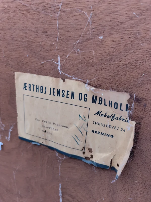 Dækketøjsskab, teak, Ærtholm