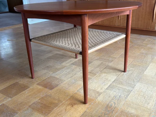 Aakjaer - Møbelintarsia Rundt sofabord i teak Aakjær Møbelintarsia — billede 3
