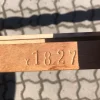 Rundt spisebord i finéret egetræ, Henry Kjærnulf