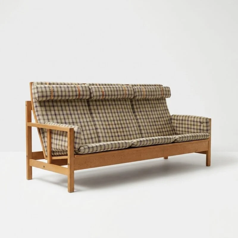Børge Mogensen 'Slædesofa', model 2253 Børge Mogensen 3 Personers sofa