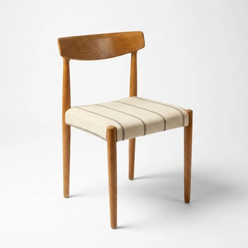 Knud Færch model 343 Seks stk spisestole i massiv egetræ, Knud Færch model 343