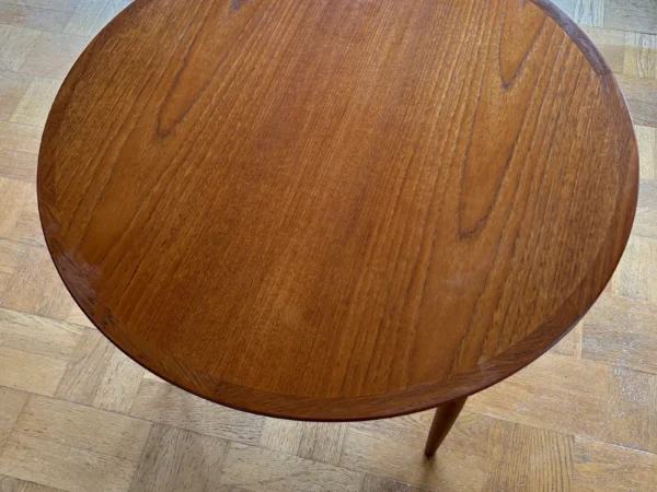 Aakjaer - Møbelintarsia Rundt sofabord i teak Aakjær Møbelintarsia — billede 8