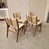 4 stk spisestole af Erich Buch model 89 i bejdset eg