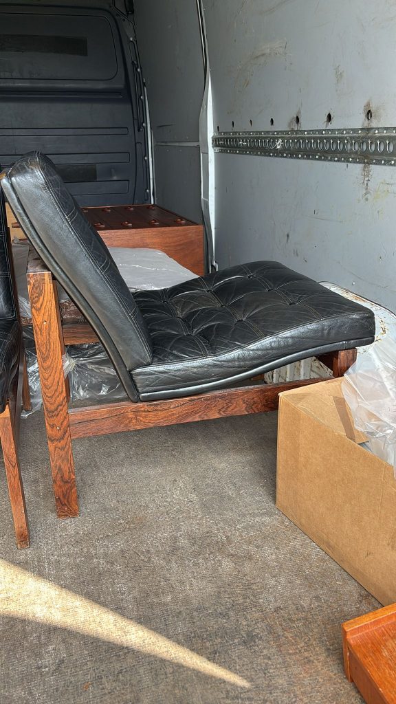 Moduline sofa/lænestole, palisander, Ole Gjerløv Knudsen og Torben Lind