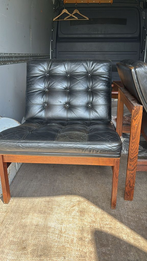 Moduline sofa/lænestole, palisander, Ole Gjerløv Knudsen og Torben Lind