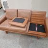 G. Thams sofa, trepersoners, cognac