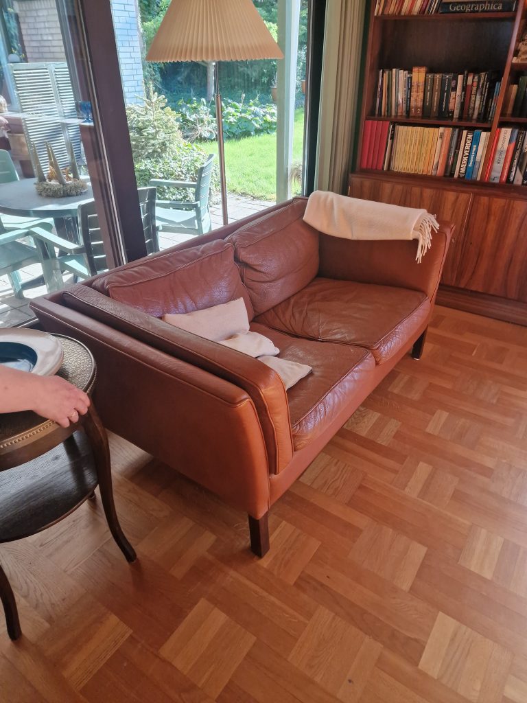 Sofasæt, cognac