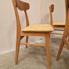 4 stk. Mosbøl i teak