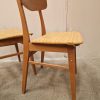 4 stk. Mosbøl i teak