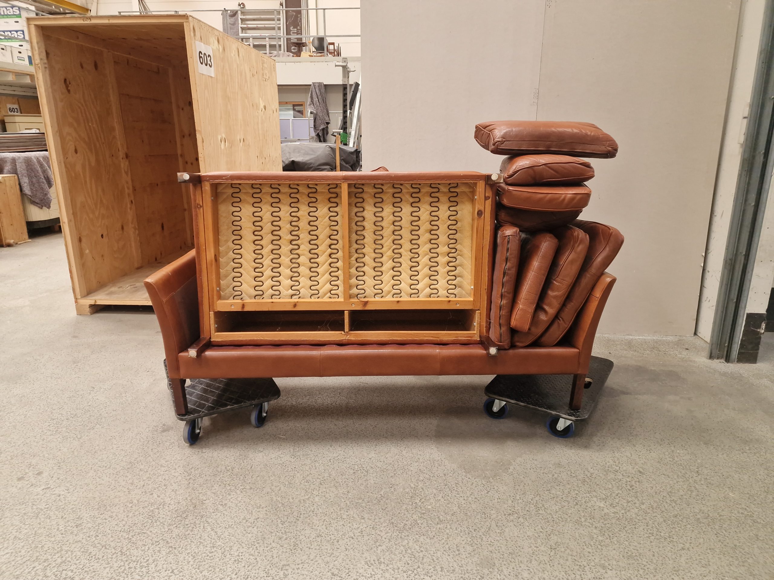 Sofasæt, cognac