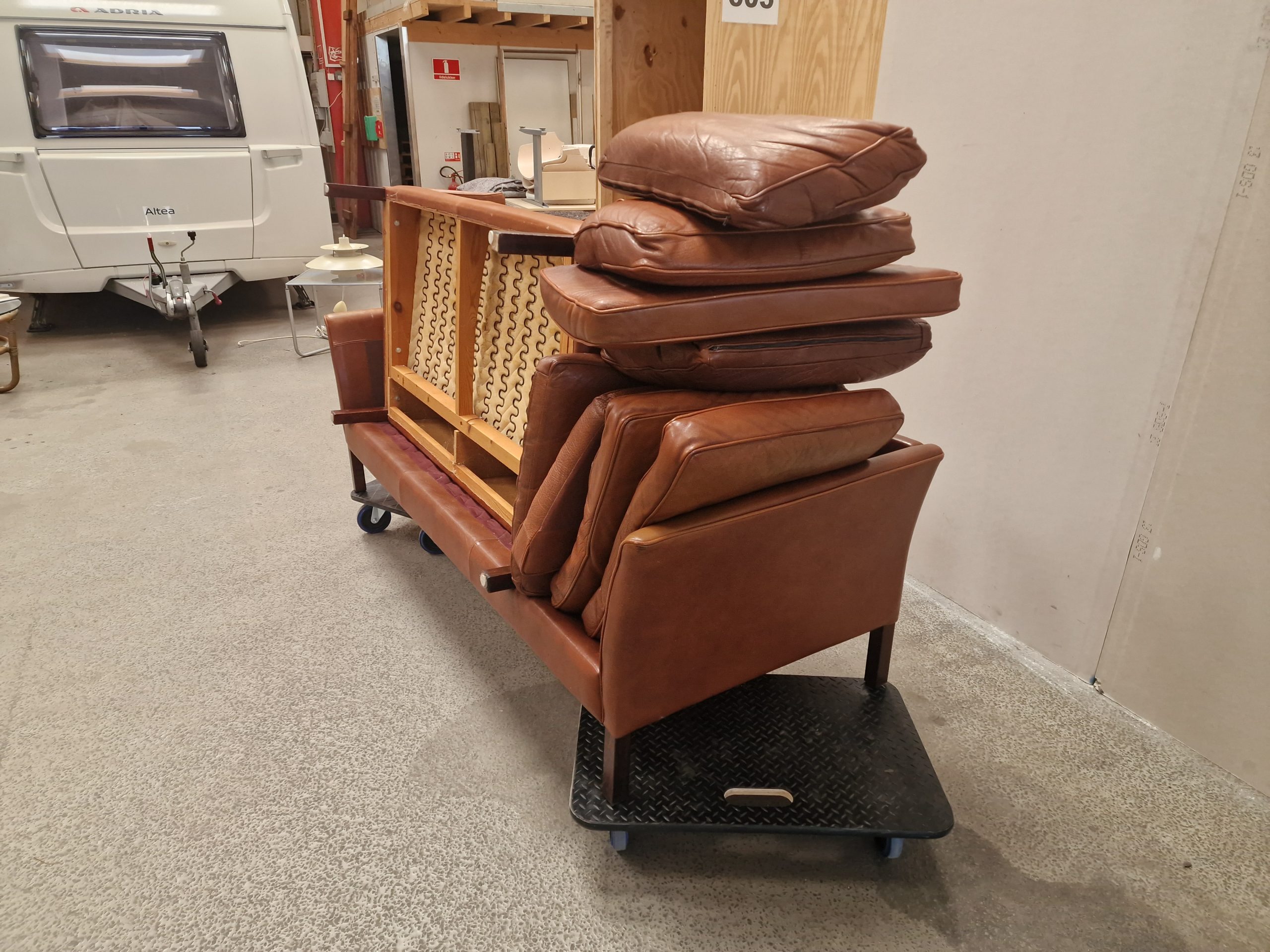 Sofasæt, cognac