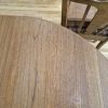 Rundt spisebord med 4 tillægsplader, teak