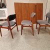 3 stk spisestole i massiv palisander, Erik Buch model OD49