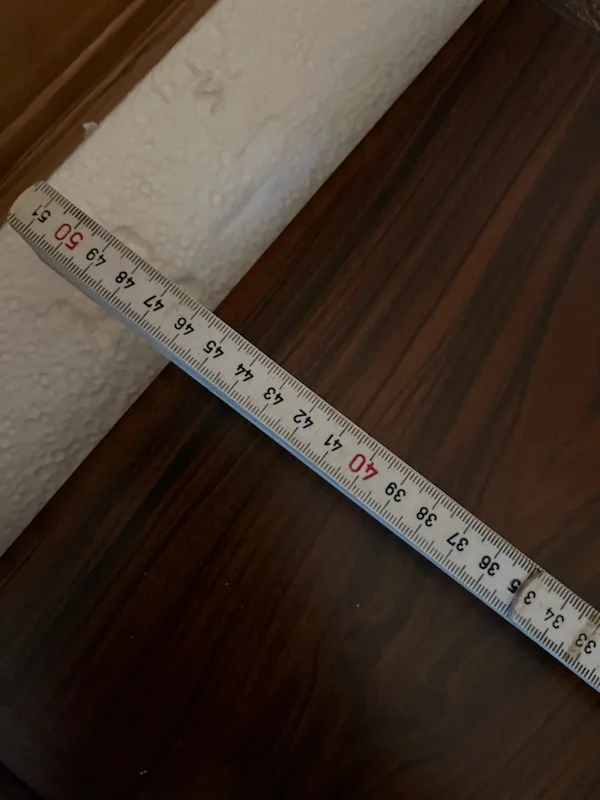 Rundt spisebord i palisander og kakler med 2 tillægsplader, Gangsø