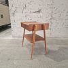 Sengebord i teak fra 1950/60’erne af Carlström & Co