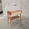 Sengebord i teak fra 1950/60’erne af Carlström & Co