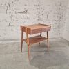 Sengebord i teak fra 1950/60’erne af Carlström & Co