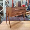 Teak entremøbel sengebord, AP Møbler, teak