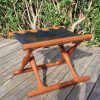 Model PH 41, Poul Hundevad Skammel, massiv teak, Guldhøj — billede 5