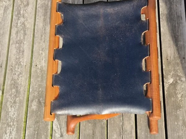 Skammel, massiv teak, Guldhøj