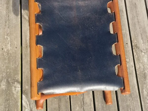 Model PH 41, Poul Hundevad Skammel, massiv teak, Guldhøj — billede 7