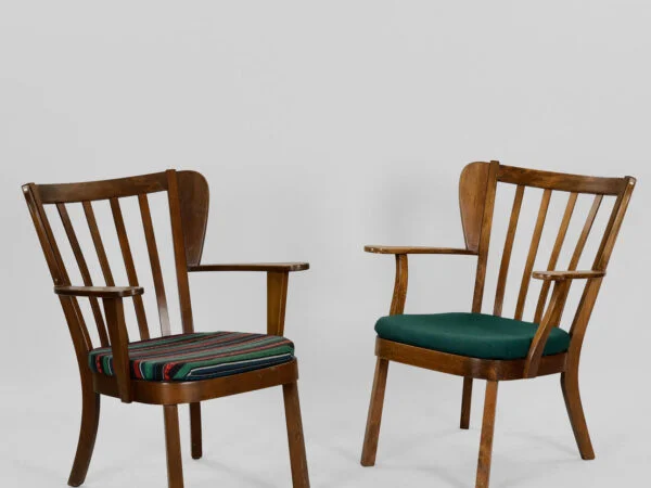 Søren Hansen, Fritz Hansen Canada lænestol i lakeret bøg, Fritz Hansen, 1940’erne — billede 2