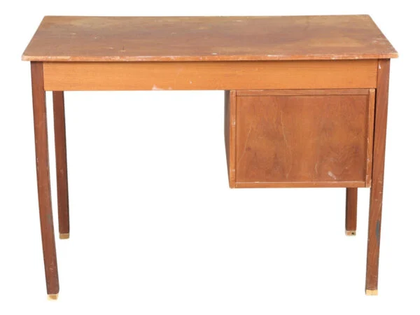 Lille skrivebord i teakfinér, 1960’erne — billede 7
