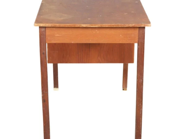 Lille skrivebord i teakfinér, 1960’erne — billede 8