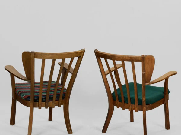 Søren Hansen, Fritz Hansen Canada lænestol i lakeret bøg, Fritz Hansen, 1940’erne — billede 3