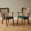 Canada lænestole i lakeret bøg, Fritz Hansen, 1940’erne