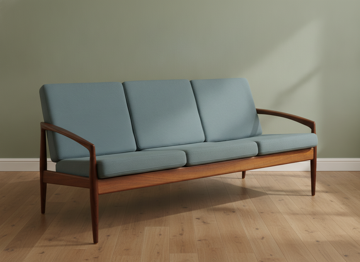 Kai Kristiansen 3-personers sofa i palisander, model 123