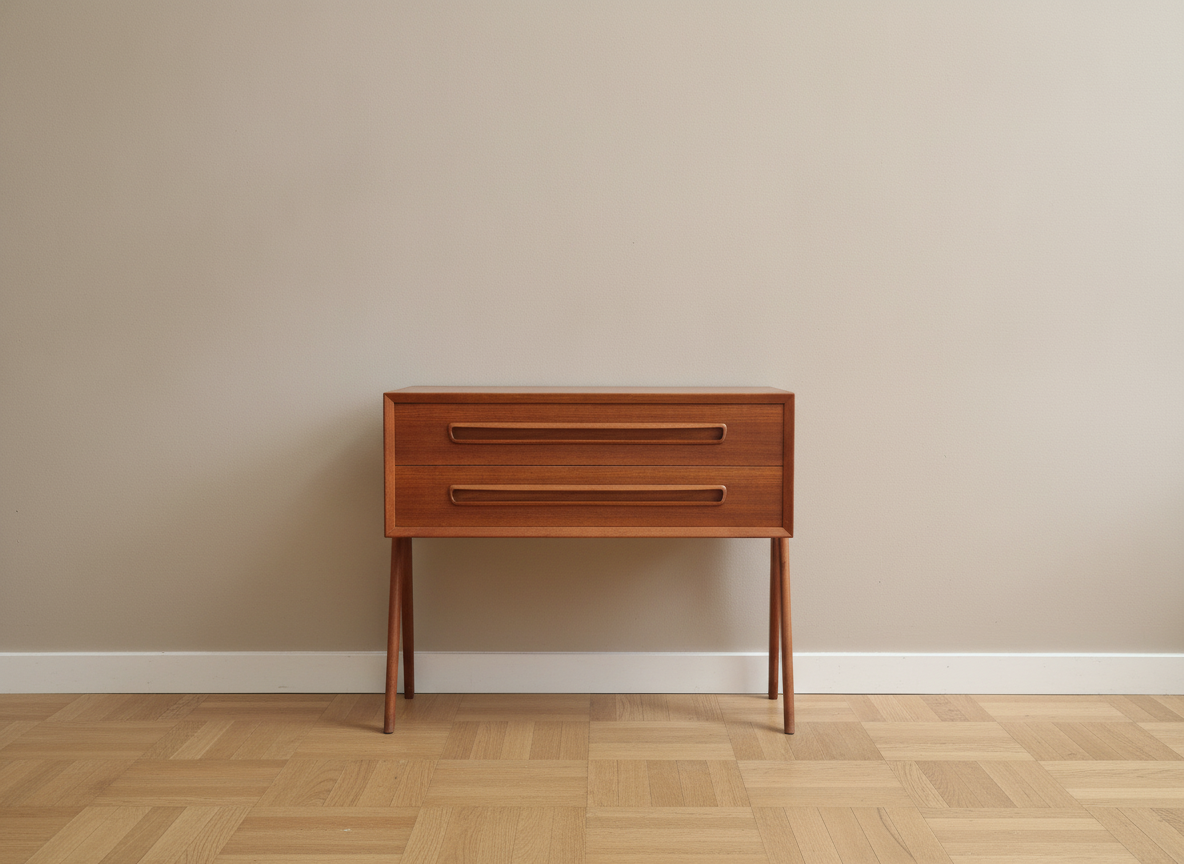 Teak entremøbel sengebord, AP Møbler, teak
